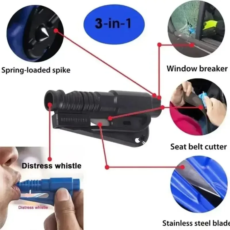 1pc Mini Safety Hammer Keychai - Rescue Rope Throw review and price