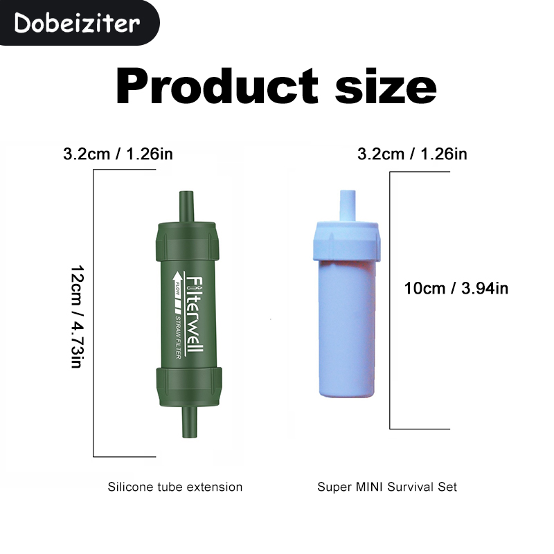 Mini Water Filter Straw Portab - Water Purification Straw review and price