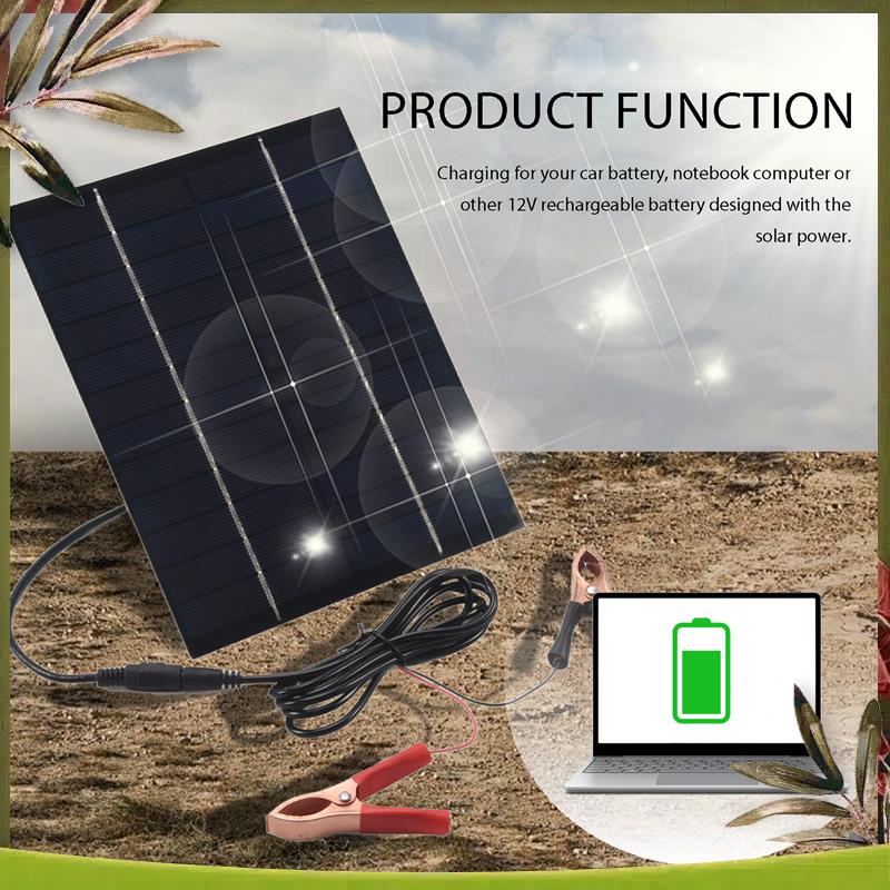 AB98-5.5W 12V Solar Panel Batt - Solar Emergency Charger review and price