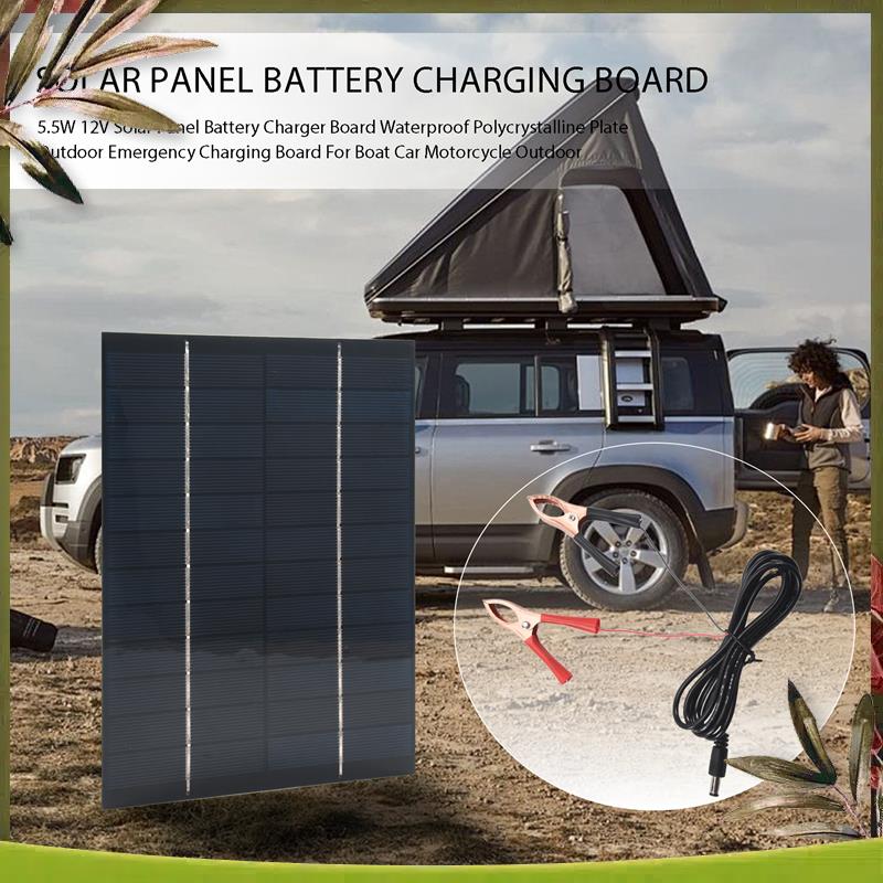 AB98-5.5W 12V Solar Panel Batt - Solar Emergency Charger review and price