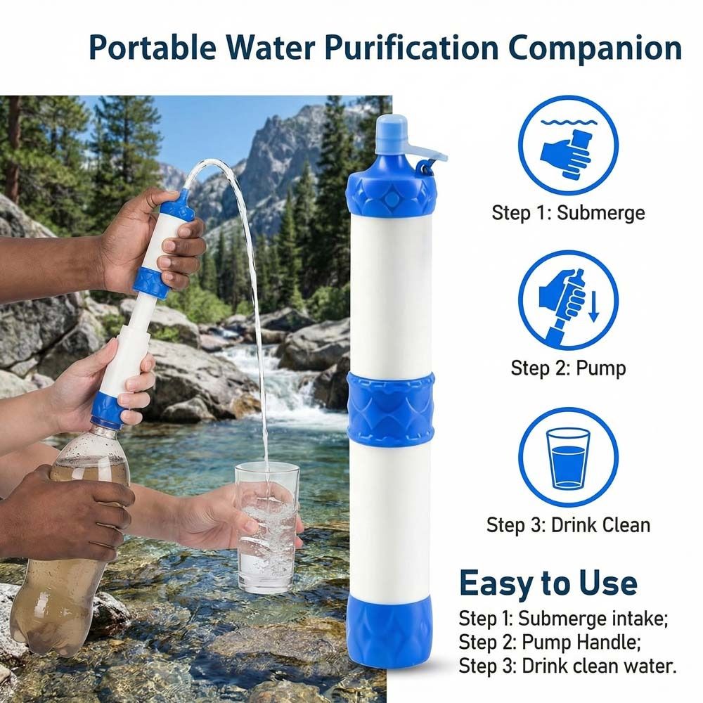 Mini Mini Water Filter Straw P - Water Purification Straw review and price