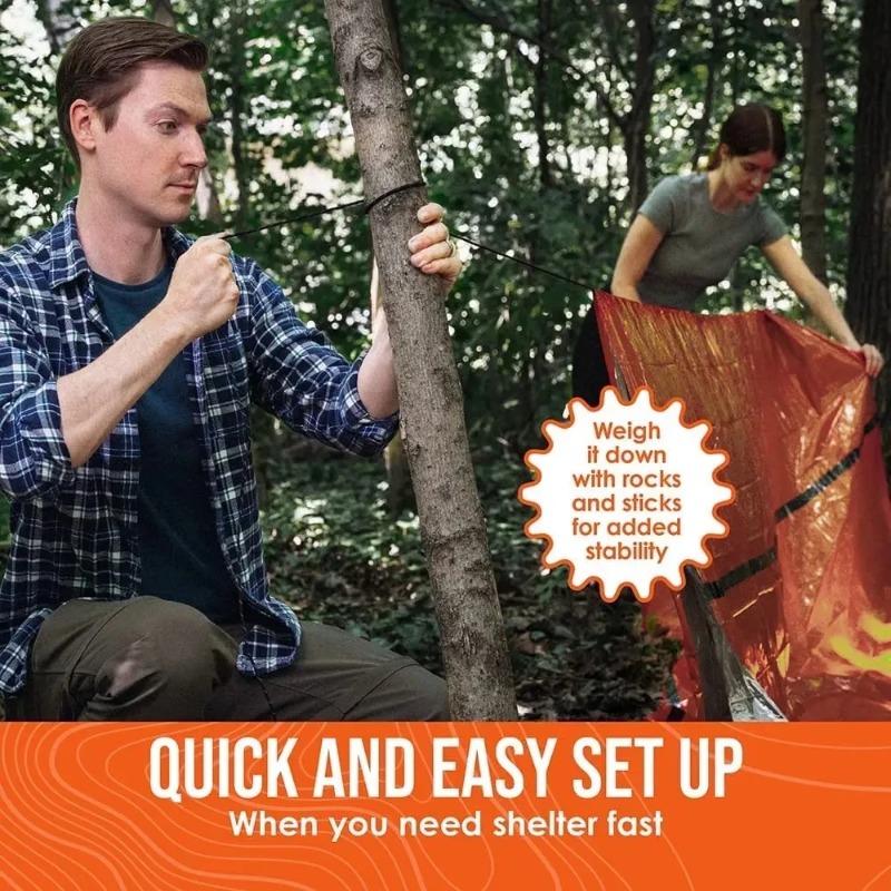 2 Person Emergency Shelter Sur - Emergency Mylar Tent review and price