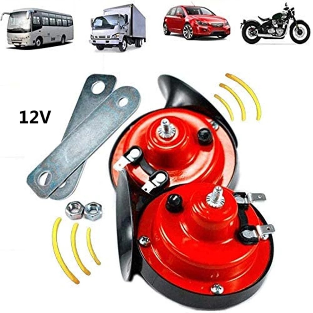 12V Super Loud Car 300DB Dual  - Emergency Whistle Loud review and price