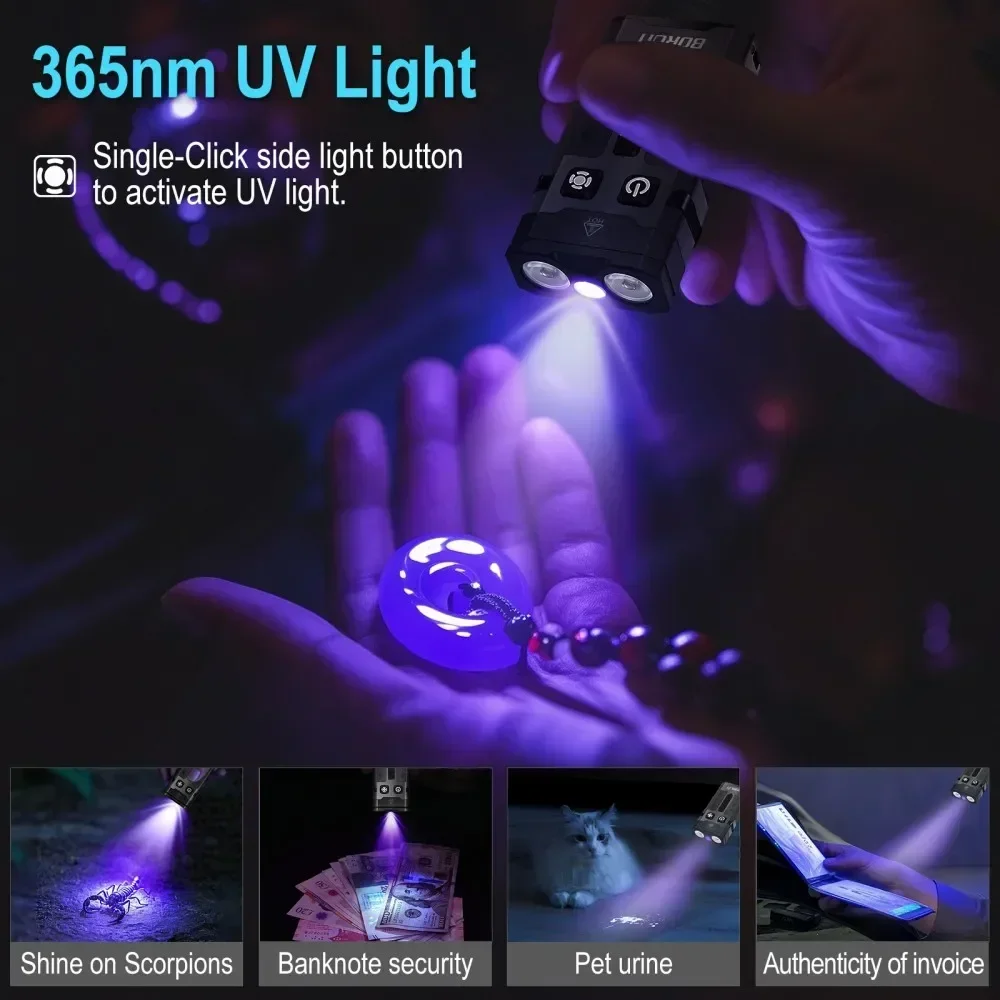 BORUiT EV20 1100LM EDC UV Keyc - Fishing Kit Compact review and price