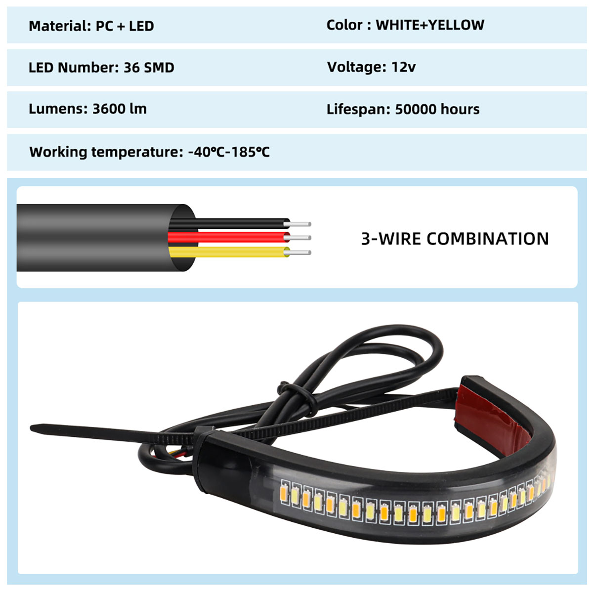 2 Pcs 12V LED Motorcycle Turn  - Sos Light Strobe review and price