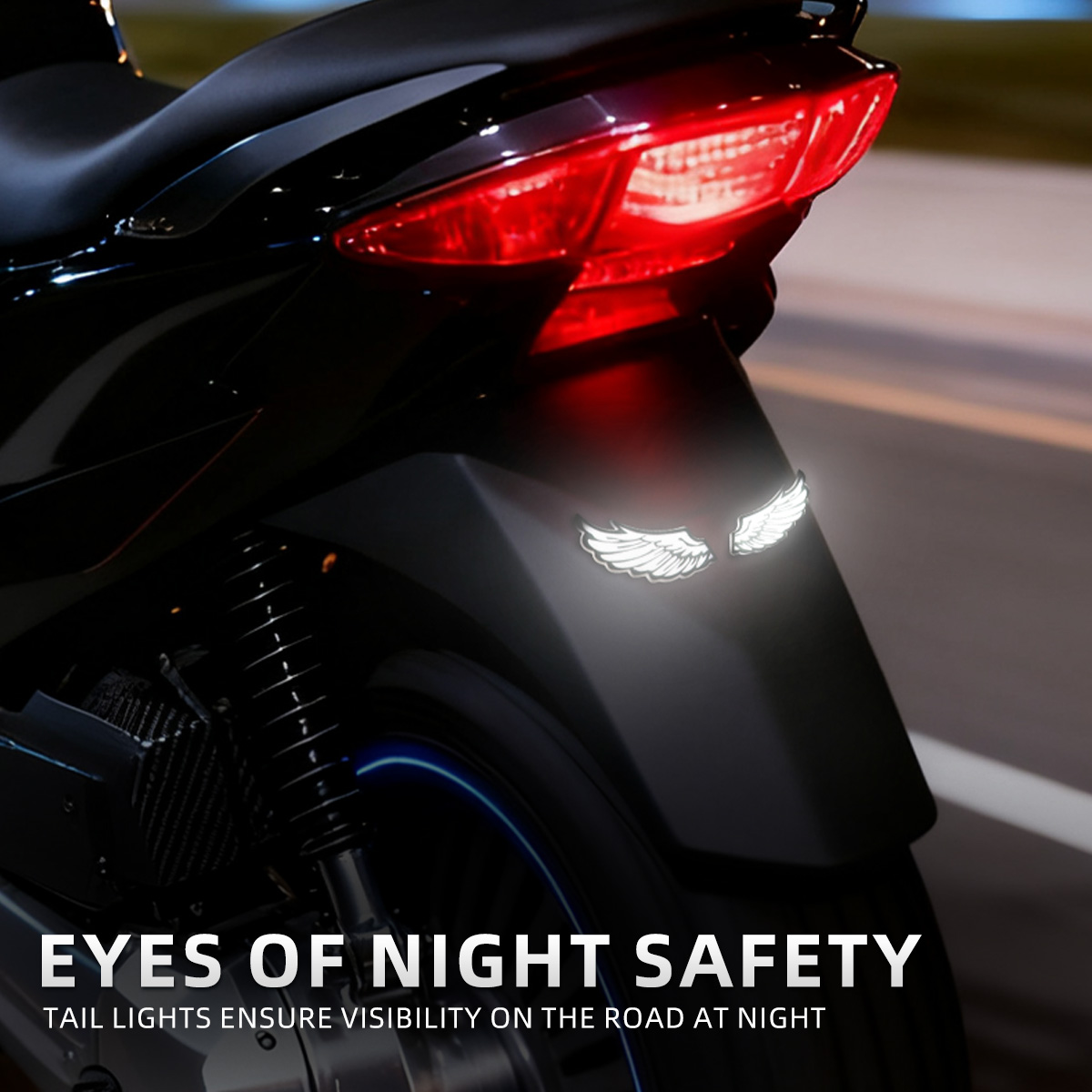1Pair Motorcycle Angel Wings L - Sos Light Strobe review and price