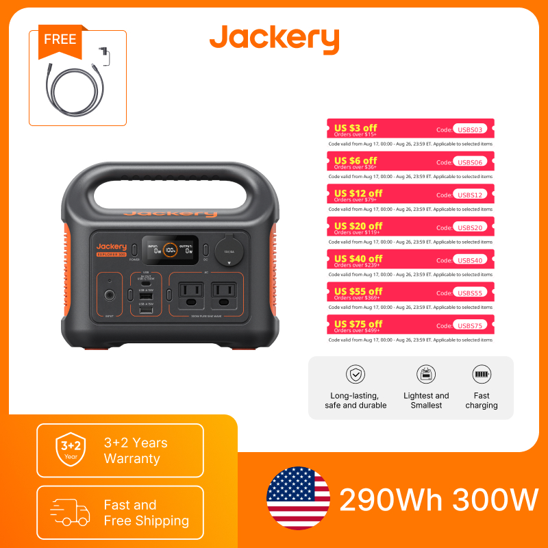 Jackery Portable Power Station - Solar Emergency Charger review and price