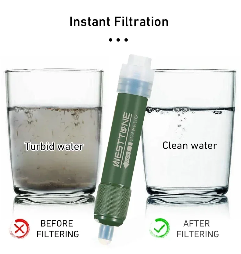 Westtune Outdoor Mini Camping  - Water Purification Straw review and price