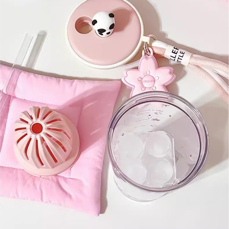 650ml Kawaii Water Bottle With - Water Purification Straw review and price