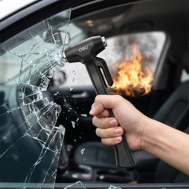 DELI Portable Car Safety Hamme - Rescue Rope Throw review and price