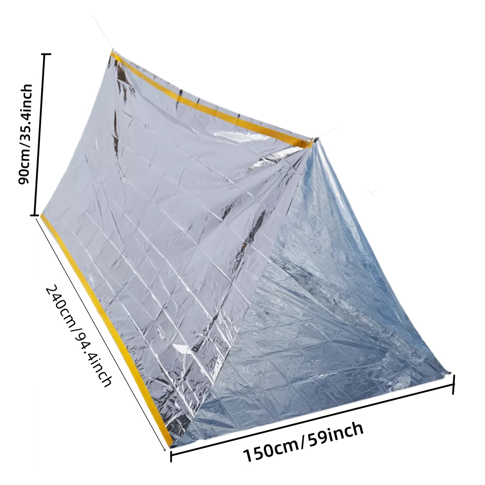 Compact Emergency Thermal Tent - Emergency Mylar Tent review and price