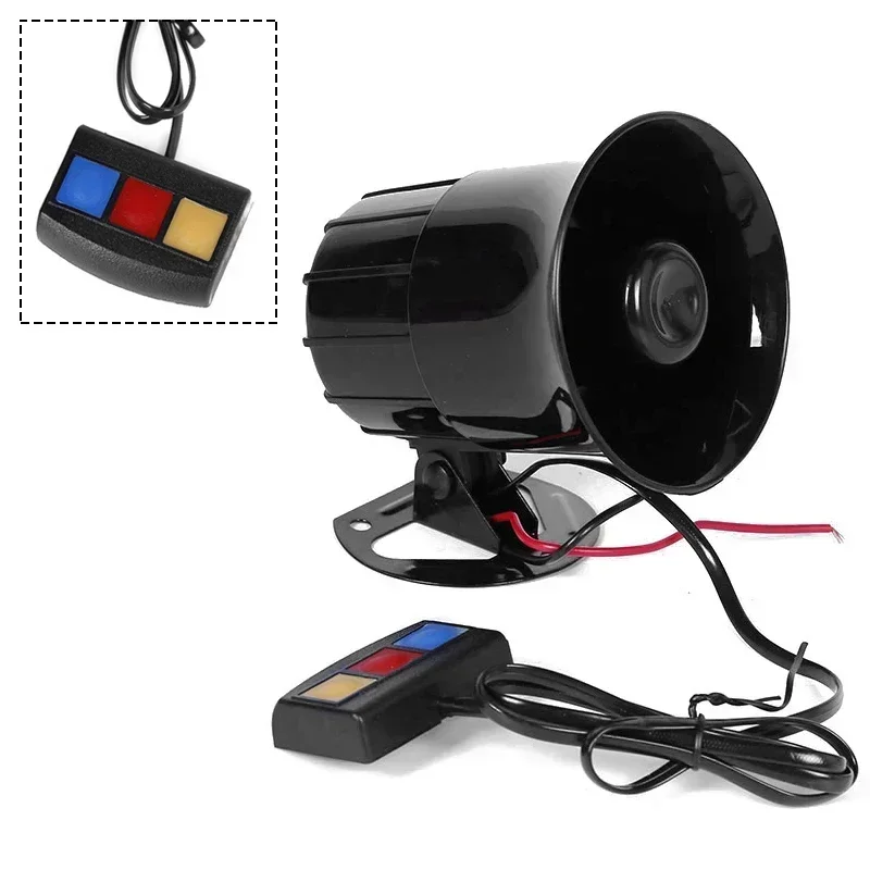 12V 3 Tone Sound Loud Car Horn - Emergency Whistle Loud review and price