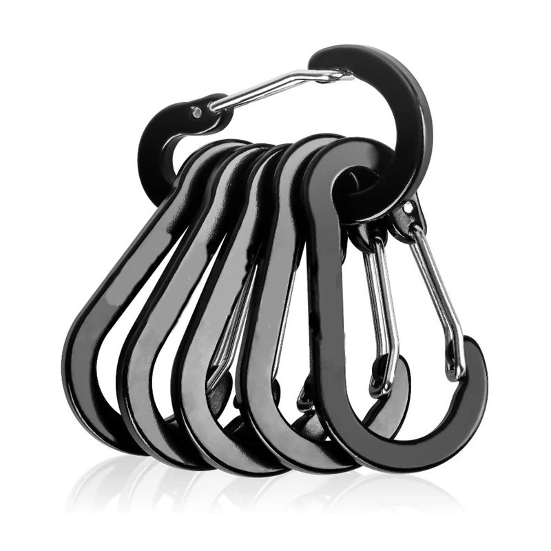 6Pcs Aluminum Alloy Carabiner  - Fishing Kit Compact review and price