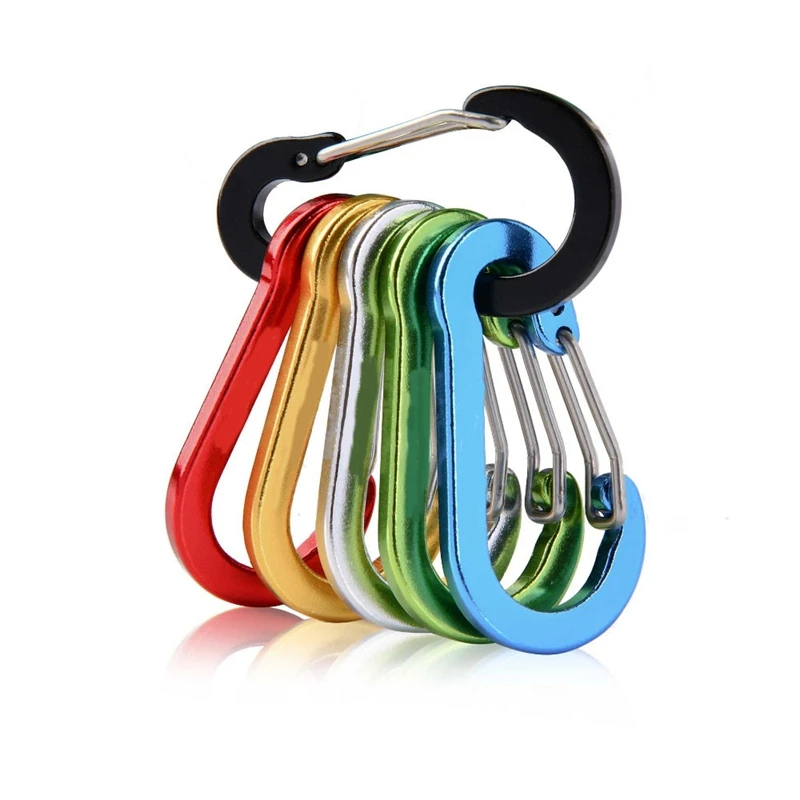 6Pcs Aluminum Alloy Carabiner  - Fishing Kit Compact review and price