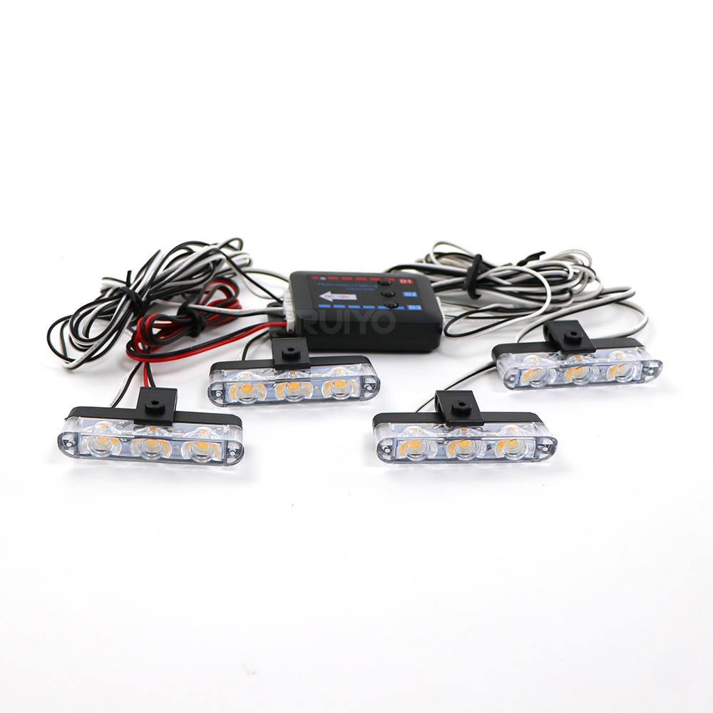 4x 3 LED Grill Car LED Strobe  - Sos Light Strobe review and price